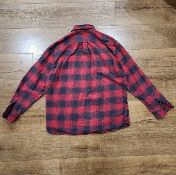 JACHS Men’s Brawny red Flannel Shirt XLT cabincore lumberjack cozycore normcore - Picture 5 of 5